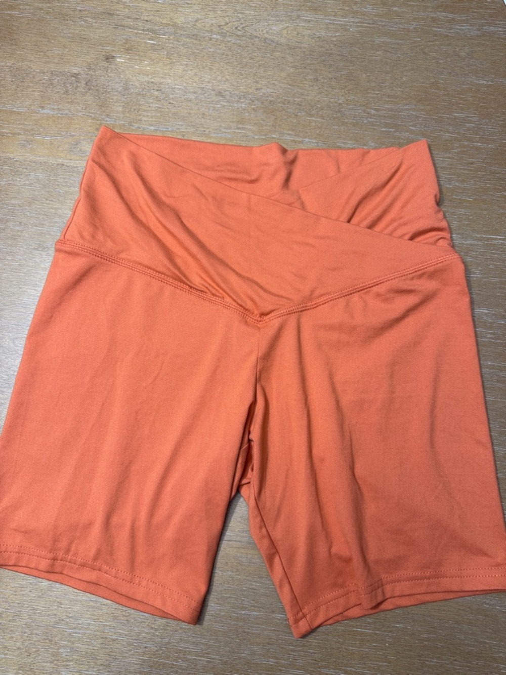 wild fable Orange V-Waist Bike Shorts